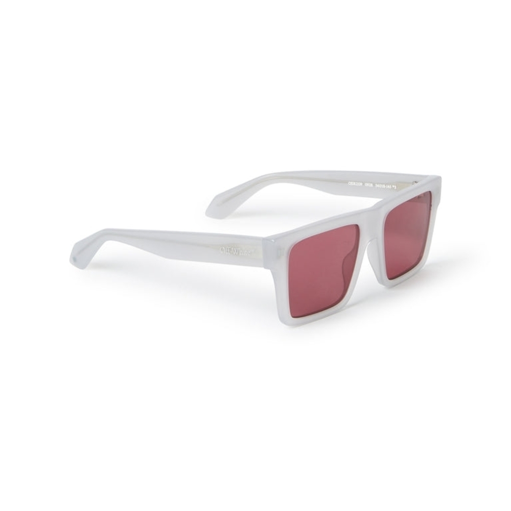 OFF WHITE OERI109 UNISEX SUNGLASSES Grey/Burgundy WT Branded Box SZ-54:18:145MM